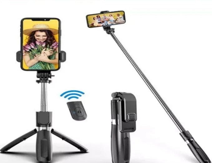Mini Tripod Stick 360 Bluetooth Selfie Stick 3in 1 Mobile Phone