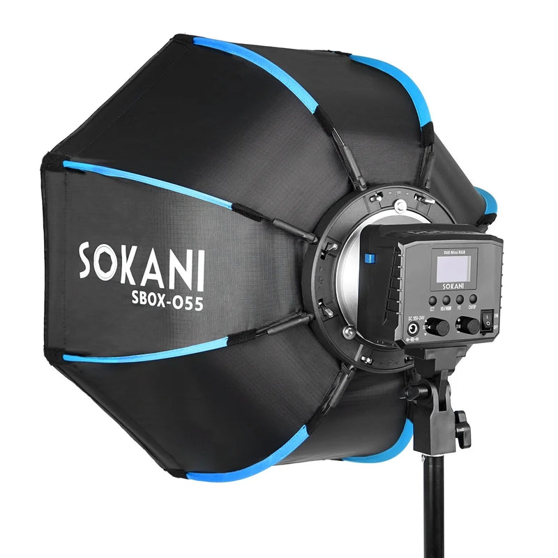Sokani X60 Mini RGBLED Video Light, 60W, RGB, Bi-Color, Bowens Mount